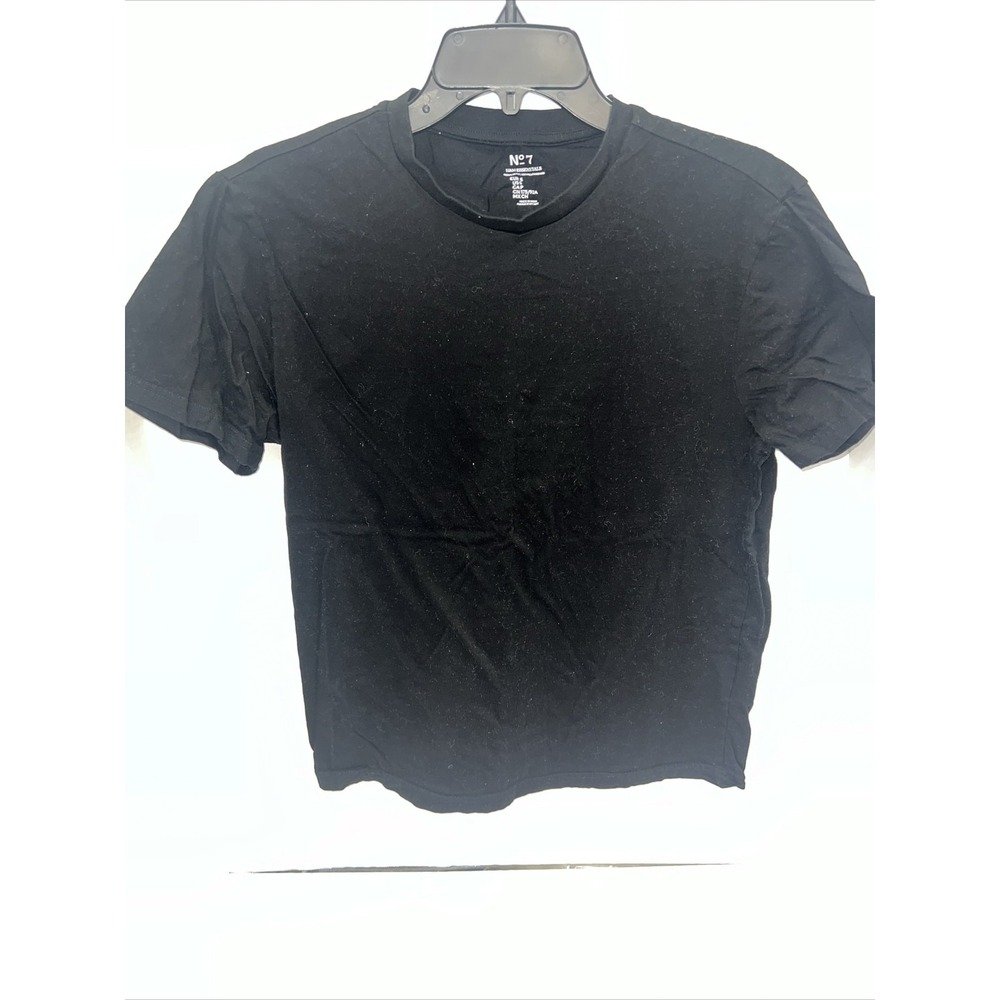 Lot Of 2- No 7 T Shirt Men's Small Black Short Sleeve
